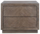 Safavieh Couture Steve 2 Drawer Wood Nightstand, Light Brown