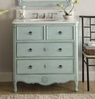 34" Daleville Chic Bathroom Vanity