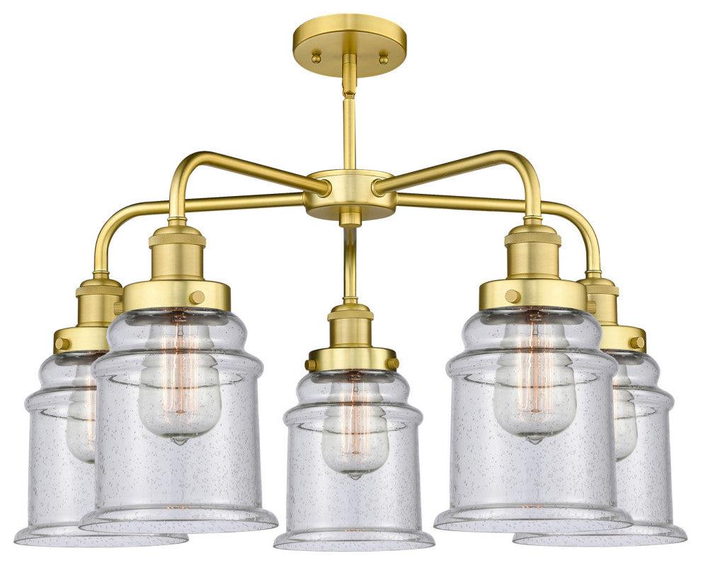 Innovations Lighting 916-5CR-17-24 Canton Chandelier Canton 5 - Oil Rubbed