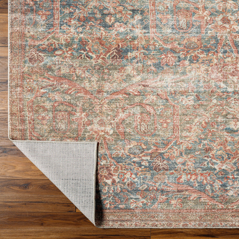 Surya + Becki Owens Marlene Machine Woven Area Rug, Charcoal, 3'11" x 5'7"