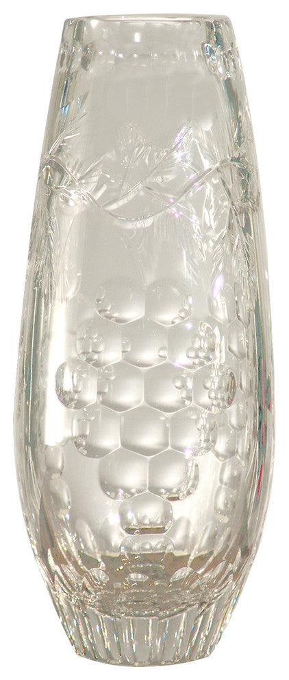 Springdale 12"H Grape Crystal Vase