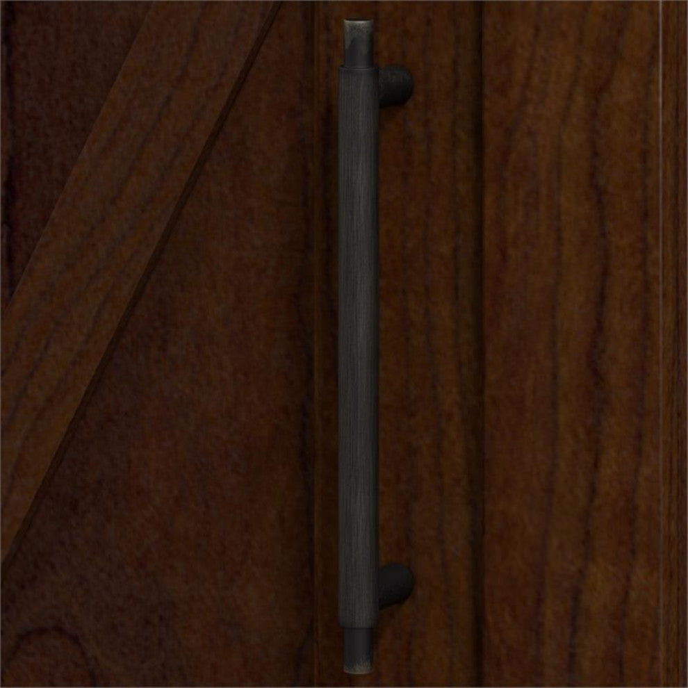 Bush Furniture Key West Secretary Desk with Keyboard Tray & Cabinet in Cherry