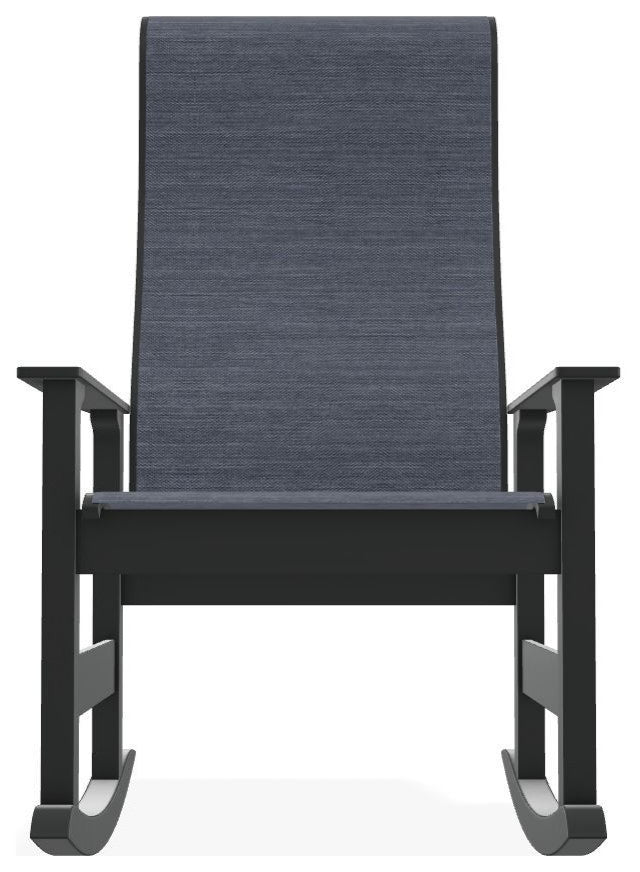 Leeward Sling Outdoor Supreme Rocker, Augustine Denim/Graphite