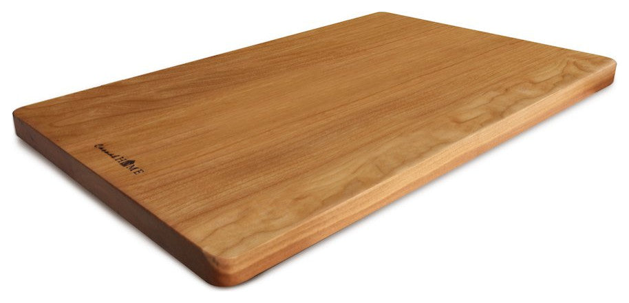 Delice Cherry Rectangle Cutting Board with Juice Drip Groove