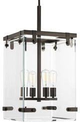 Progress Lighting Glayse 4-Light Pendant, Antique Bronze, P500095-020