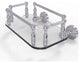 Waverly Place Wall-Mount Glass Guest Towel Tray, Polished Chrome