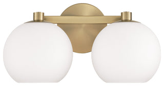 Capital Lighting 152121-548 Ansley 2 Light 15"W Vanity Light - Aged Brass