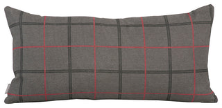 Howard Elliott Oxford Charcoal Kidney Pillow