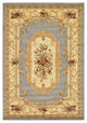 Unique Loom Light Blue Henry Versailles 6' 0 x 9' 0 Area Rug