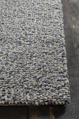 Gems Contemporary Area Rug, Light Gray, 7'9" Round