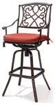 Crestlive Products Patio Counter Height Swivel Bar Stool , Red