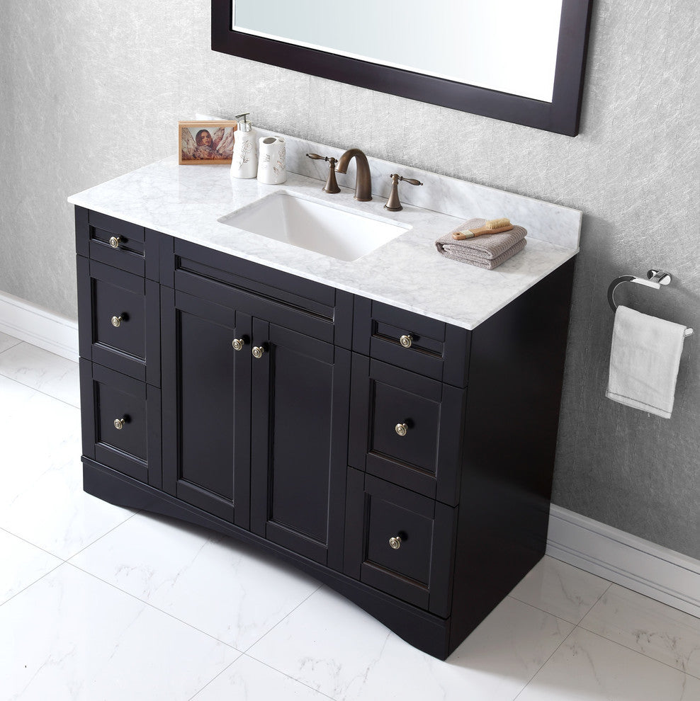 Elise 48" Single Bathroom Vanity Set, Espresso