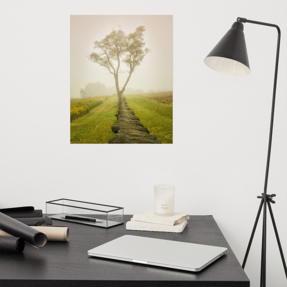 Wall Art Print Landscape Photograph Calming Morning Rural Unframed, 16" X 20"