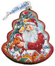 Hand Painted Ginger Bread Tree Glass Scenic Ornament
