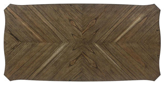 Ronnie Starburst Dining Table Nutmeg and Rustic Cream