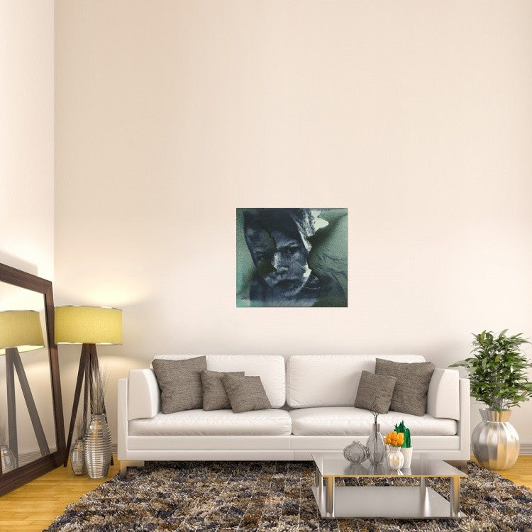 "Beginnings (Portrait )" Stretched Canvas Giclee by Dalibor Davidovic, 36x32"