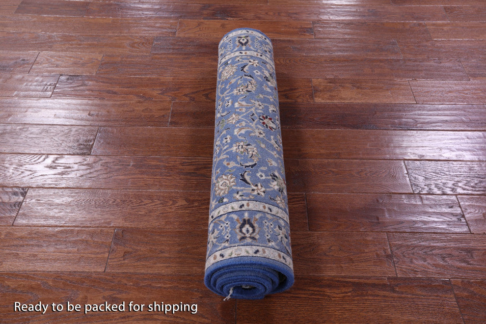 3' 0" X 5' 3" Persian Nain Wool & Silk Hand Knotted Rug - Q13152