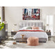 Contemporary Kensington Mirror Large White - White