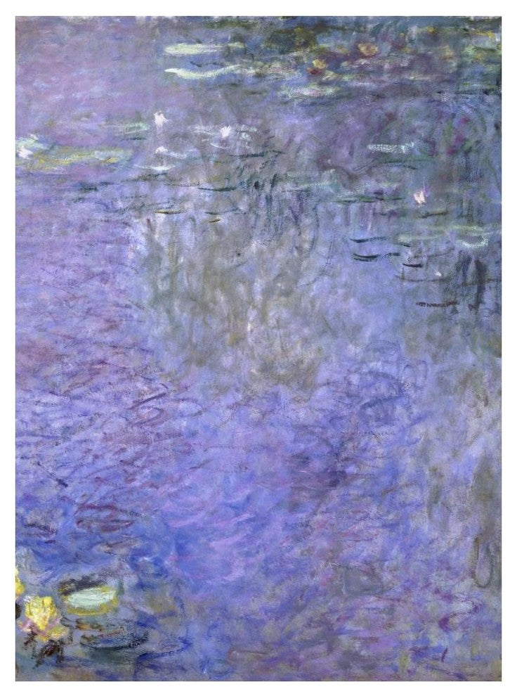 "Water Lilies: Morning, c. 1914-26 (center)" Print by Claude Monet, 38"x50"