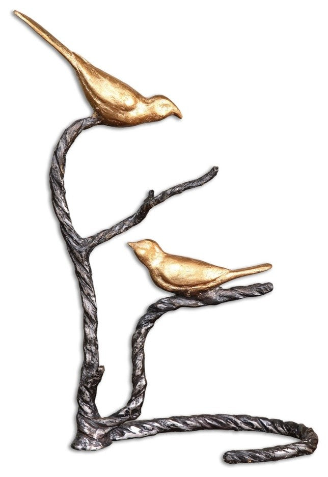 Birds On a Limb Sculpture By Designer Matthew Williams