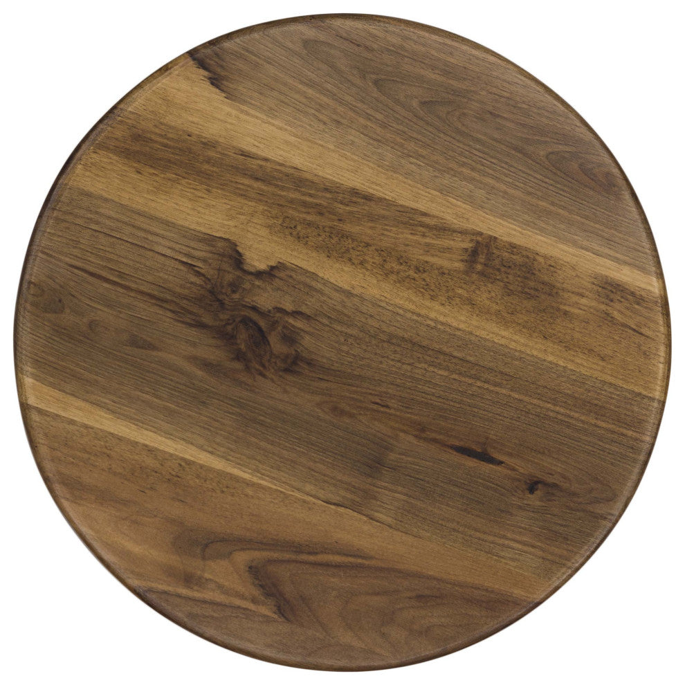 Mid Century Modern Style Walnut Side Table 16"x16"x20"