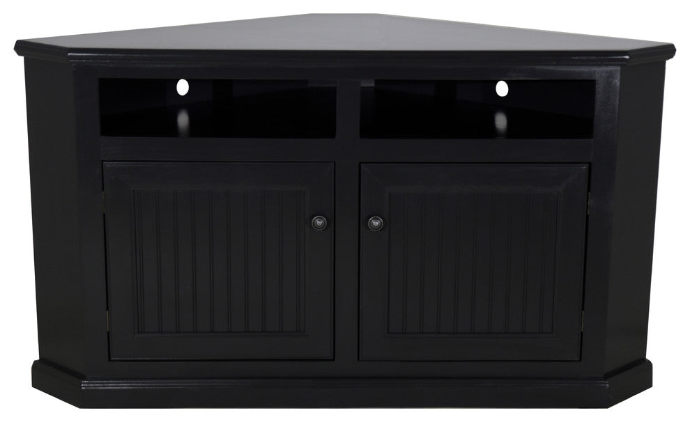 Eagle Furniture 56" Coastal Corner TV Cart, Iron Ore