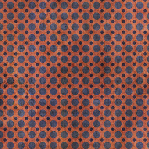 Red and Blue Weathered Polka Dot, 24x24, Laminated Vinyl