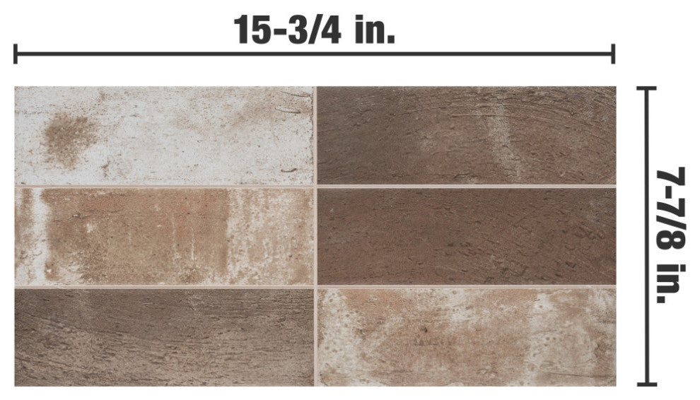 Kings Mud Cocoa Ceramic Wall Tile