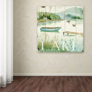 'Lakeside II' Canvas Art by Daphne Brissonnet