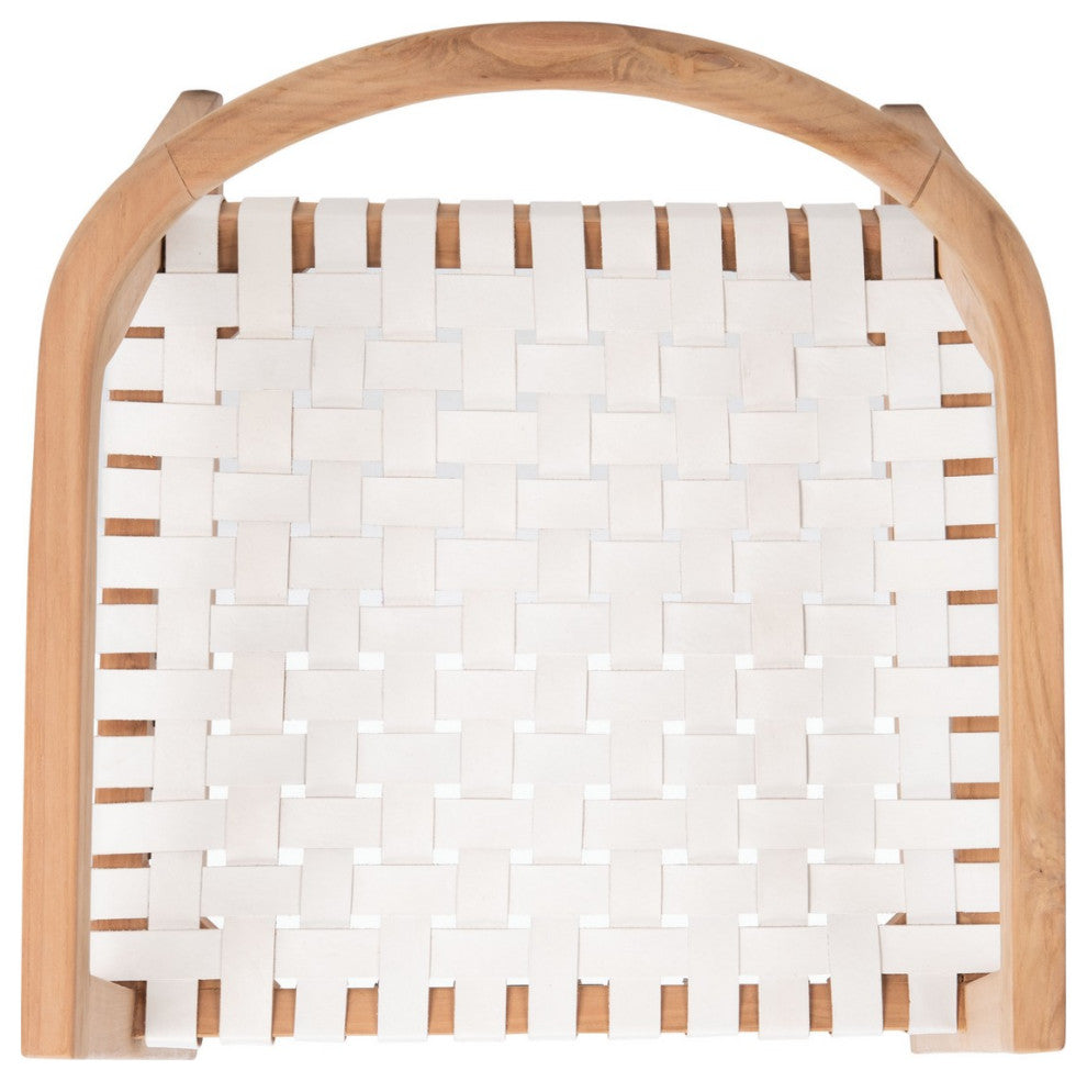 Safavieh Willa Rocking Dining Chair, White/Natural