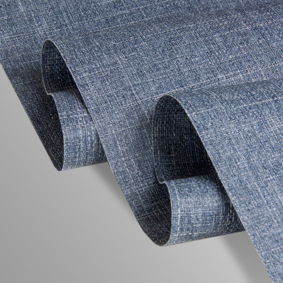 Scattered-Azure 5-Panel Track Extendable Vertical Blinds 58-110"x118.5"