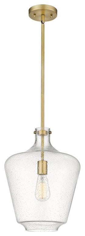 Innovations Lighting 493-1S-BB-G504-12 Lowell 1 Light 12" Mini Pendant