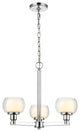INNOVATIONS 330-3CR-PC-CLW-LED 3-Light Pendant Polished Chrome
