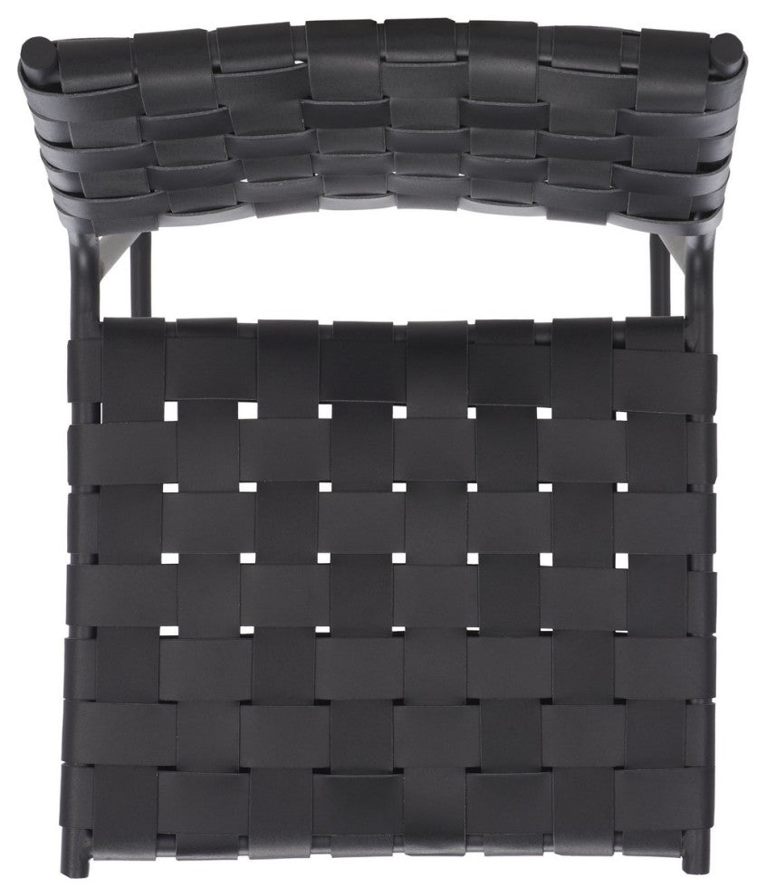 Safavieh Bahari Woven Counter Stool, Black