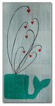 ''Whale Spouting Hearts'' Canvas Art by Nicole Dietz