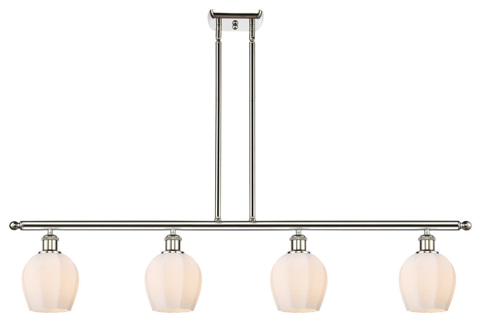 Innovations 516-4I-PN-G461-6-LED 4 Light Island Light, Polished Nickel