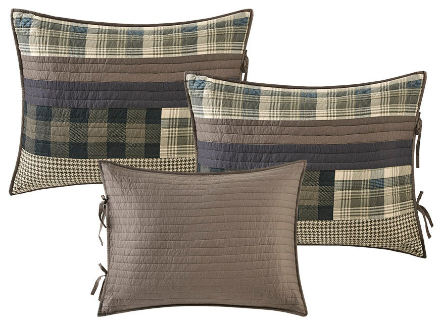 Woolrich Winter Plains Cabin Plaid Coverlet Daybed Set, Tan