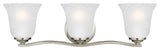 Emmons 3-Light Wall / Bath, Brushed Nickel