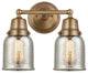 Innovations 623-2W-BB-G58 Bell 2 Light 13" Bath Vanity Light, Brushed Brass