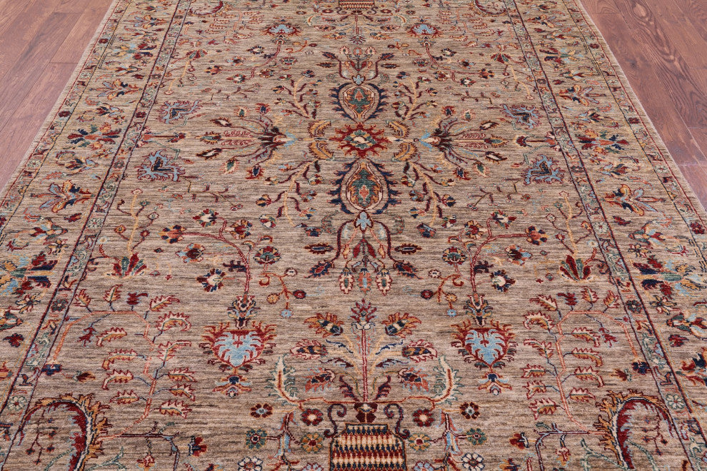 Handmade Persian Tabriz Wool Rug 6' 9" X 9' 10" Q11280