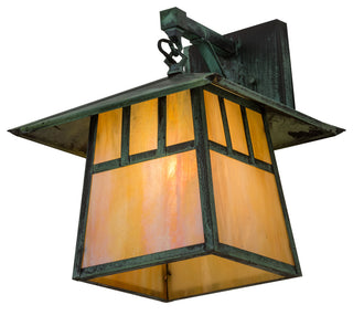 12W Stillwater Double Bar Mission Hanging Wall Sconce