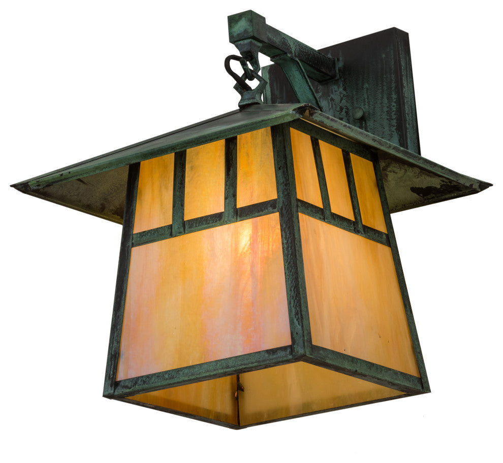 12W Stillwater Double Bar Mission Hanging Wall Sconce