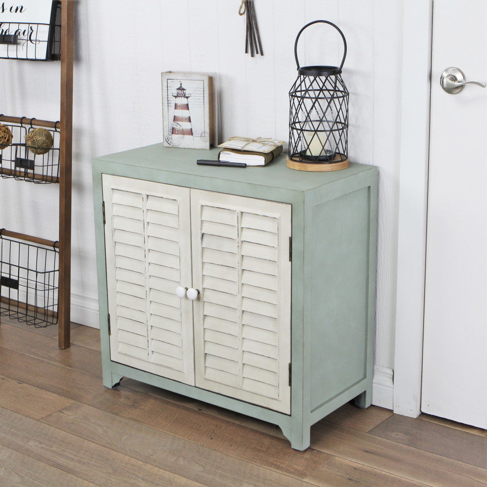 Coastal Shutter Door Cabinet