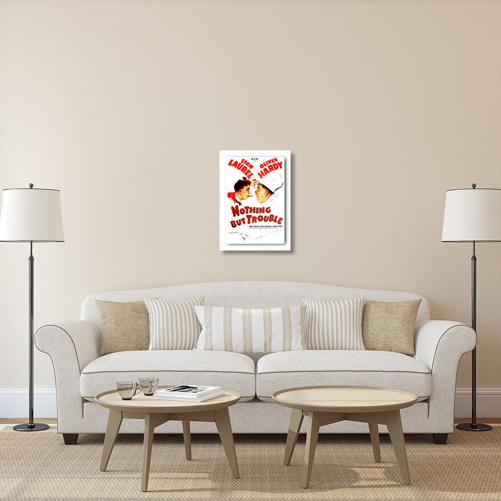 Laurel and Hardy, Nothing But Trouble, 1944, 21x30