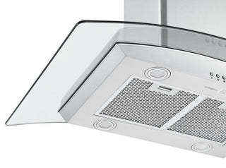 36" Island Glass Range Hood, Stainless Steel
