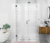 78"x45.75" Frameless Shower Door Wall Hinge, Oil Rubbed Bronze