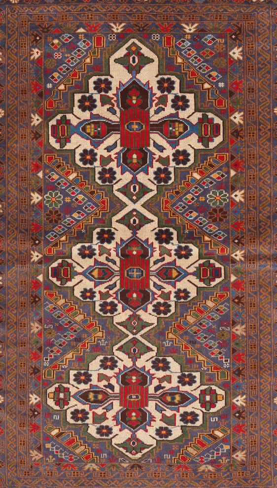 Ahgly Company Indoor Rectangle Traditional Area Rugs, 7' x 9'