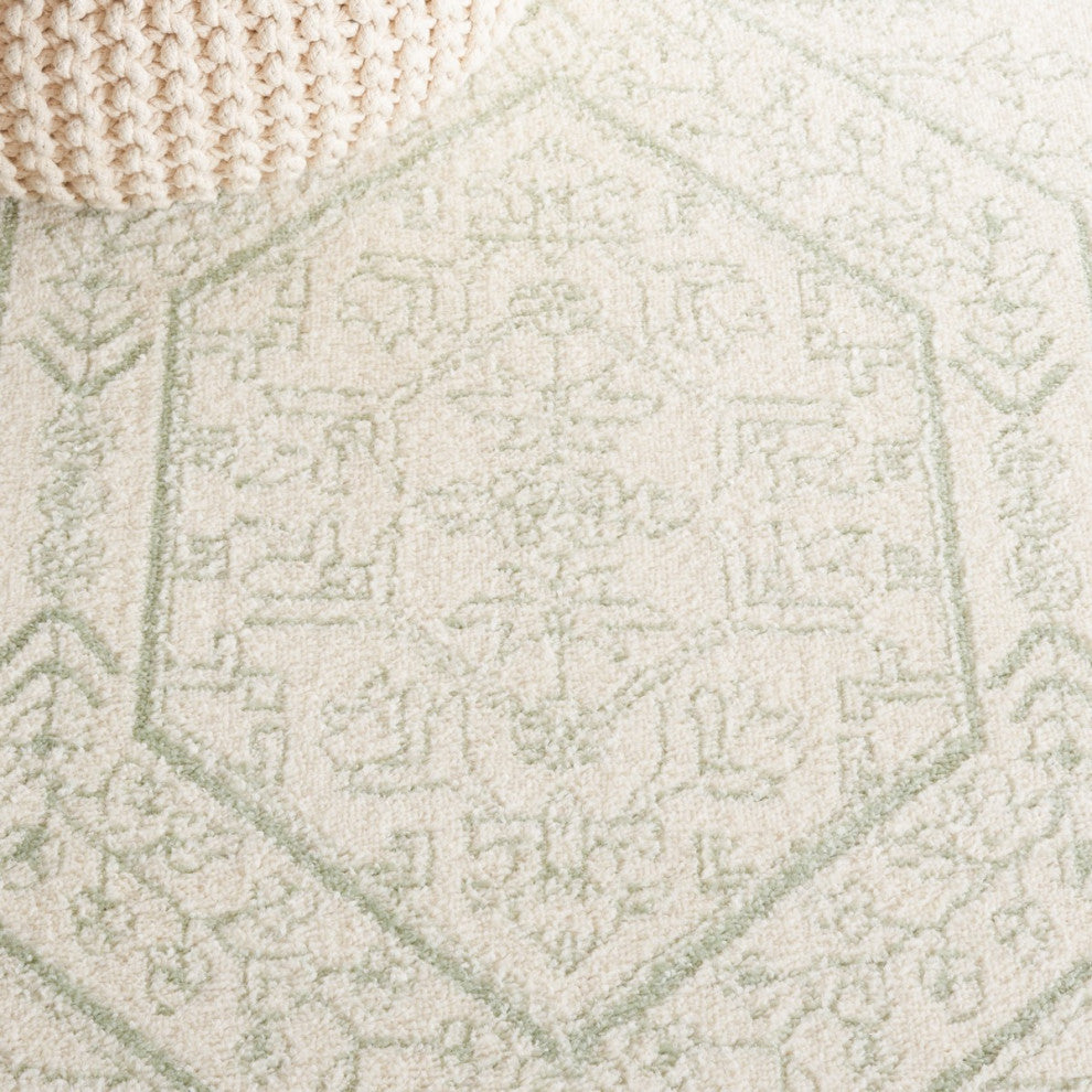 Safavieh Adirondack Collection, ADR108 Rug, Sage/Ivory, 2'6"x8'