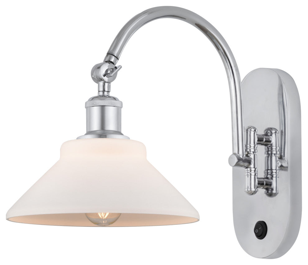 Innovations 518-1W-PC-G131-LED Orwell 1 Light 8.375" Sconce, Polished Chrome