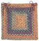 Colonial Mills Chair Pad Ridgevale Floral Burst Chair Pad